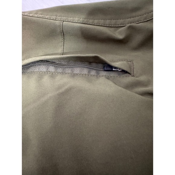 PrAna Mens Olive Green Board Shorts Size 31 UPF 50+ Recycled Stretch Swim Trunks - Picture 6 of 9